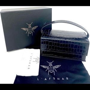L’AFSHAR BLACK IDA BOX BAG